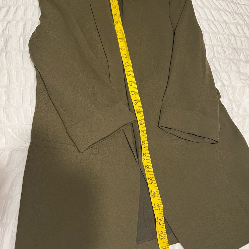 New never worn olive green Express blazer size small